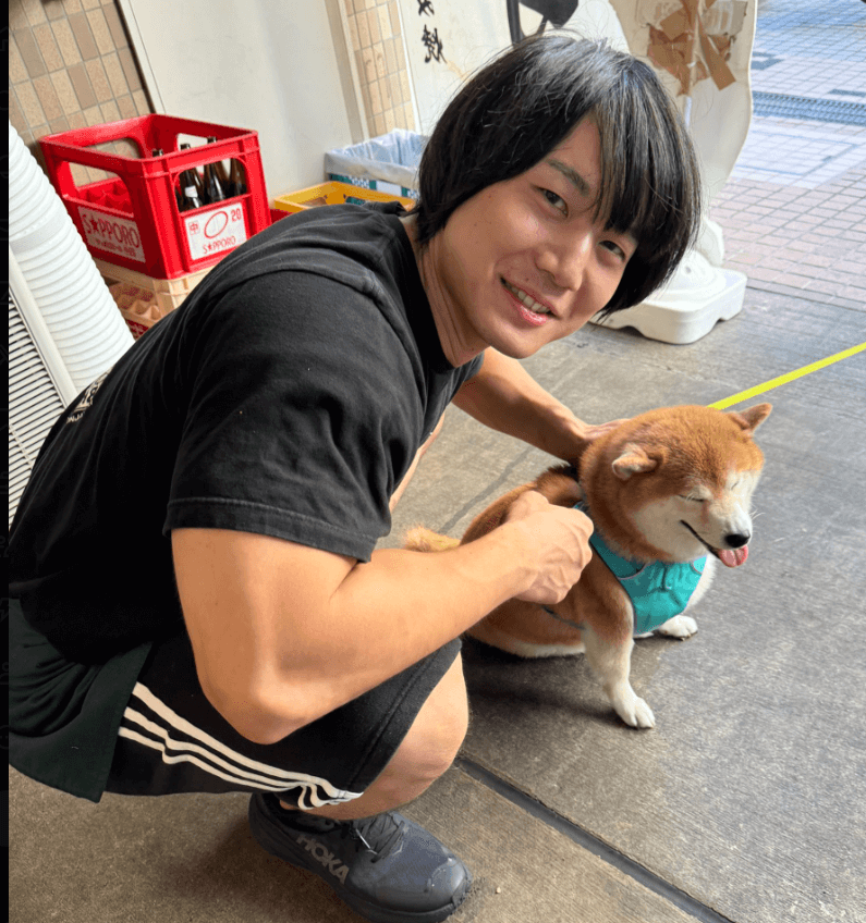 青木マッチョと犬